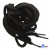 Шнурки #106-09, круглые 130 см, цв.чёрный - купить в Сарове. Цена: 21.92 руб.