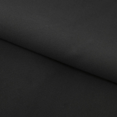 Костюмная ткань "Элис", 200 гр/м2, шир.150см, цвет чёрный - купить в Сарове. Цена 306.20 руб.