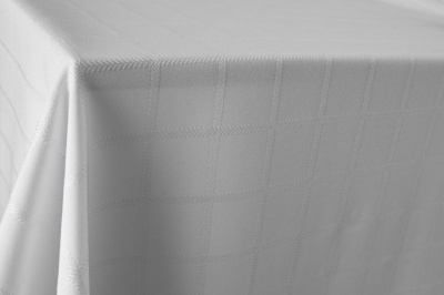Скатертная ткань 25536/2005, 174 гр/м2, шир.150см, цвет белый - купить в Сарове. Цена 269.46 руб.