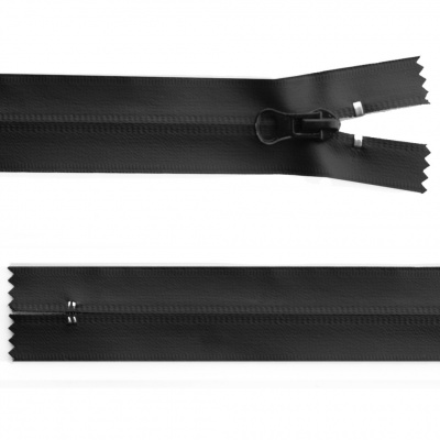 Молния водонепроницаемая PVC Т-7, 20 см, неразъемная, цвет чёрный - купить в Сарове. Цена: 21.56 руб.