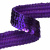 Тесьма с пайетками 12, шир. 20 мм/уп. 25+/-1 м, цвет фиолет - купить в Сарове. Цена: 778.19 руб.