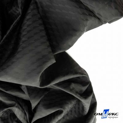 Ткань подкладочная Жаккард PV2416932, 93г/м2, 145 см,черный - купить в Сарове. Цена 241.46 руб.