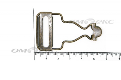 Застежки для комбинезонов металлическая 32 мм Никель (20ШТ)  - купить в Сарове. Цена: 3.18 руб.