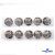 119-02 Кнопки пришивные декоративные металл 25 мм, цв.-никель - купить в Сарове. Цена: 30.23 руб.