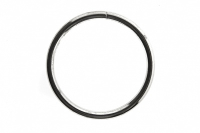 Кольцо металлическое №40 мм, цв.-никель - купить в Сарове. Цена: 4.45 руб.