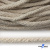 Шнур плетеный d-6 мм круглый, 70% хлопок 30% полиэстер, уп.90+/-1 м, цв.1077-лён - купить в Сарове. Цена: 588 руб.