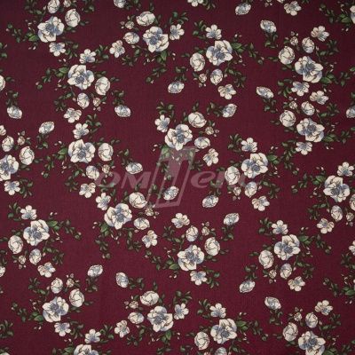 Плательная ткань "Фламенко" 3.3, 80 гр/м2, шир.150 см, принт растительный - купить в Сарове. Цена 317.46 руб.