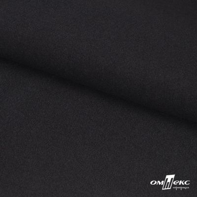 Трикотажное полотно "Монне" 100% полиэстр, 152см, 350 г/м2, чёрный, м - купить в Сарове. Цена 385 руб.