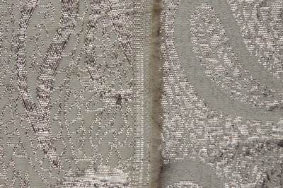 Ткань костюмная жаккард, 135 гр/м2, шир.150см, цвет белый№19 - купить в Сарове. Цена 441.94 руб.