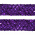 Тесьма с пайетками 12, шир. 35 мм/уп. 25+/-1 м, цвет фиолет - купить в Сарове. Цена: 1 308.30 руб.