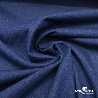 Ткань костюмная "Джинс", 315 г/м2, 100% хлопок, шир. 150 см,   Цв. 7/ Dark blue - купить в Сарове. Цена 588 руб.