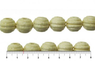 0309-Бусины деревянные "ОмТекс", 16 мм, упак.50+/-3шт, цв.035-белый - купить в Сарове. Цена: 62.22 руб.