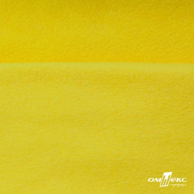 Флис DTY 14-0760, 240 г/м2, шир. 150 см, цвет яркий желтый - купить в Сарове. Цена 640.46 руб.