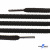 Шнурки #106-09, круглые 130 см, цв.чёрный - купить в Сарове. Цена: 21.92 руб.
