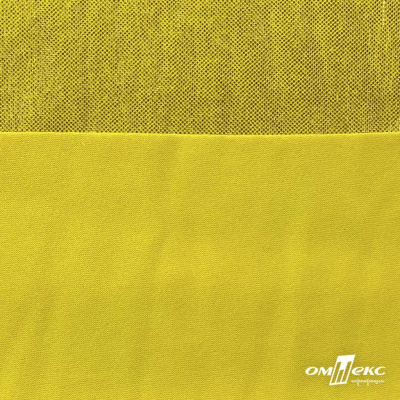 Трикотажное полотно голограмма, шир.140 см, #602 -жёлтый/жёлтый - купить в Сарове. Цена 385.88 руб.