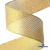 Лента металлизированная "ОмТекс", 50 мм/уп.22,8+/-0,5м, цв.- золото - купить в Сарове. Цена: 149.71 руб.