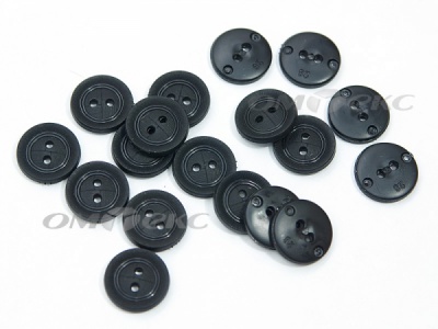 51820/18 мм (2 пр) черные пуговицы - купить в Сарове. Цена: 0.82 руб.