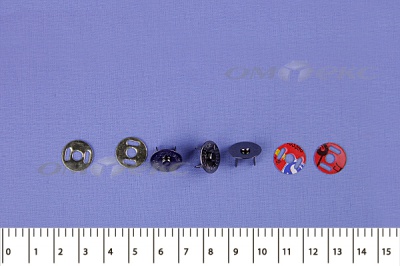 Кнопки магнитные МКМ-02, диам. 18 мм, чёрный никель - купить в Сарове. Цена: 14.49 руб.