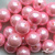 0404-00108-Бусины пластиковые под жемчуг "ОмТекс", 16 мм, (уп.50гр=24+/-1шт) цв.101-св.розовый - купить в Сарове. Цена: 44.18 руб.