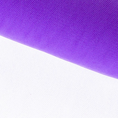 Фатин блестящий 16-85, 12 гр/м2, шир.300см, цвет фиолетовый - купить в Сарове. Цена 109.72 руб.