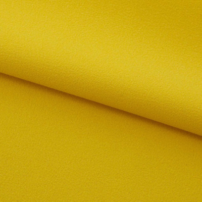 Креп стрейч Амузен 14-0756, 85 гр/м2, шир.150см, цвет жёлтый - купить в Сарове. Цена 194.07 руб.