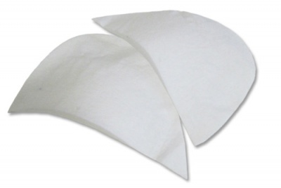 Плечевые накладки И-8 НЦ, составные, цвет белый - купить в Сарове. Цена: 47.27 руб.