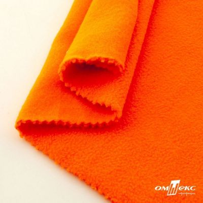 Флис DTY 240г/м2, люминесцентно-оранжевый, 150см (2,77 м/кг) - купить в Сарове. Цена 640.46 руб.