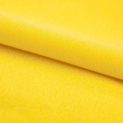 Креп стрейч Амузен 12-0752, 85 гр/м2, шир.150см, цвет жёлтый - купить в Сарове. Цена 194.07 руб.