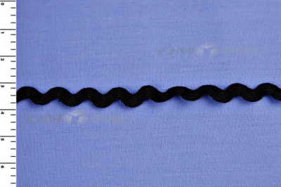 Тесьма плетеная "Вьюнчик"/черный - купить в Сарове. Цена: 48.11 руб.