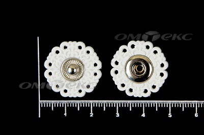 Кнопки пришивные №6 S20мм пластиковые белые - купить в Сарове. Цена: 9.88 руб.