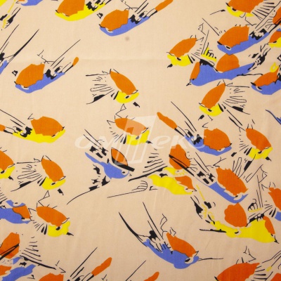 Плательная ткань "Софи" 14.1, 75 гр/м2, шир.150 см, принт птицы - купить в Сарове. Цена 241.49 руб.