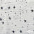 Ткань Муслин принт, 100% хлопок, 125 гр/м2, шир. 140 см, #2308 цв. 9 белый морская звезда - купить в Сарове. Цена 413.11 руб.