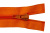 Спиральная молния Т5 849, 75 см, автомат, цвет оранжевый - купить в Сарове. Цена: 16.28 руб.