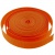Стропа текстильная, шир. 25 мм (в нам. 50+/-1 ярд), цвет оранжевый - купить в Сарове. Цена: 409.94 руб.