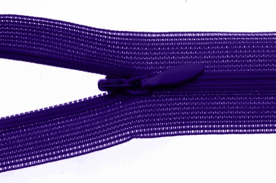 Молния потайная Т3 866, 20 см, капрон, цвет фиолетовый - купить в Сарове. Цена: 5.27 руб.