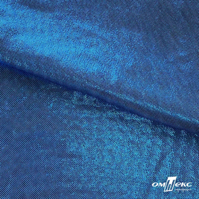 Трикотажное полотно голограмма, шир.140 см, #602 -голубой/голубой - купить в Сарове. Цена 385.88 руб.
