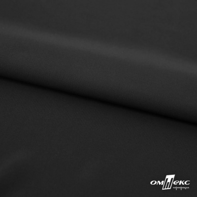 Ткань плательная Невада, 95% полиэстер 5% спандекс,115 (+/-5) гр/м2, шир. 150 см, цв. черный BLACK - купить в Сарове. Цена 177.87 руб.