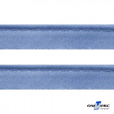 Кант атласный 126, шир. 12 мм (в упак. 65,8 м), цвет голубой - купить в Сарове. Цена: 239.58 руб.