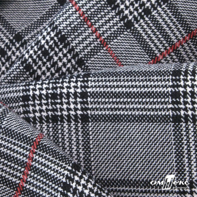 Ткань костюмная "Клер" 80% P, 16% R, 4% S, 200 г/м2, шир.150 см,#10 цв-серый/красный - купить в Сарове. Цена 412.02 руб.