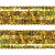 Тесьма с пайетками D16, шир. 20 мм/уп. 25+/-1 м, цвет золото - купить в Сарове. Цена: 778.19 руб.