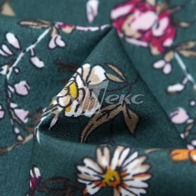 Плательная ткань "Фламенко" 6.1, 80 гр/м2, шир.150 см, принт растительный - купить в Сарове. Цена 241.49 руб.