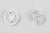 Кнопки пришивные пластиковые 11,5 мм, блистер 24шт, цв.-прозрачные - купить в Сарове. Цена: 59.44 руб.