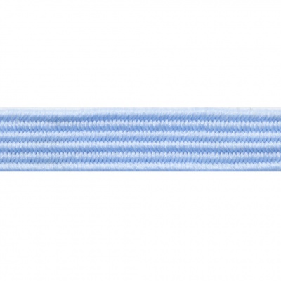 Резиновые нити с текстильным покрытием, шир. 6 мм ( упак.30 м/уп), цв.- 108-голубой - купить в Сарове. Цена: 155.22 руб.